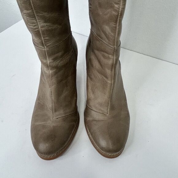 SoftWalk Womens Katia Leather Almond Toe Knee High Heel Boots Size 7.5 - Picture 4 of 9